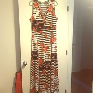 Maxi dress with sexy slits.